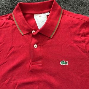 Lacoste Red POLO NWT